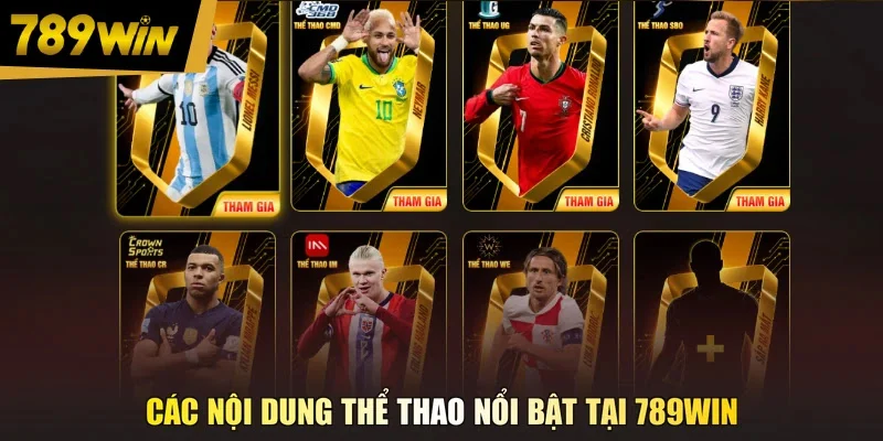 Các nội dung thể thao nổi bật tại 789WIN